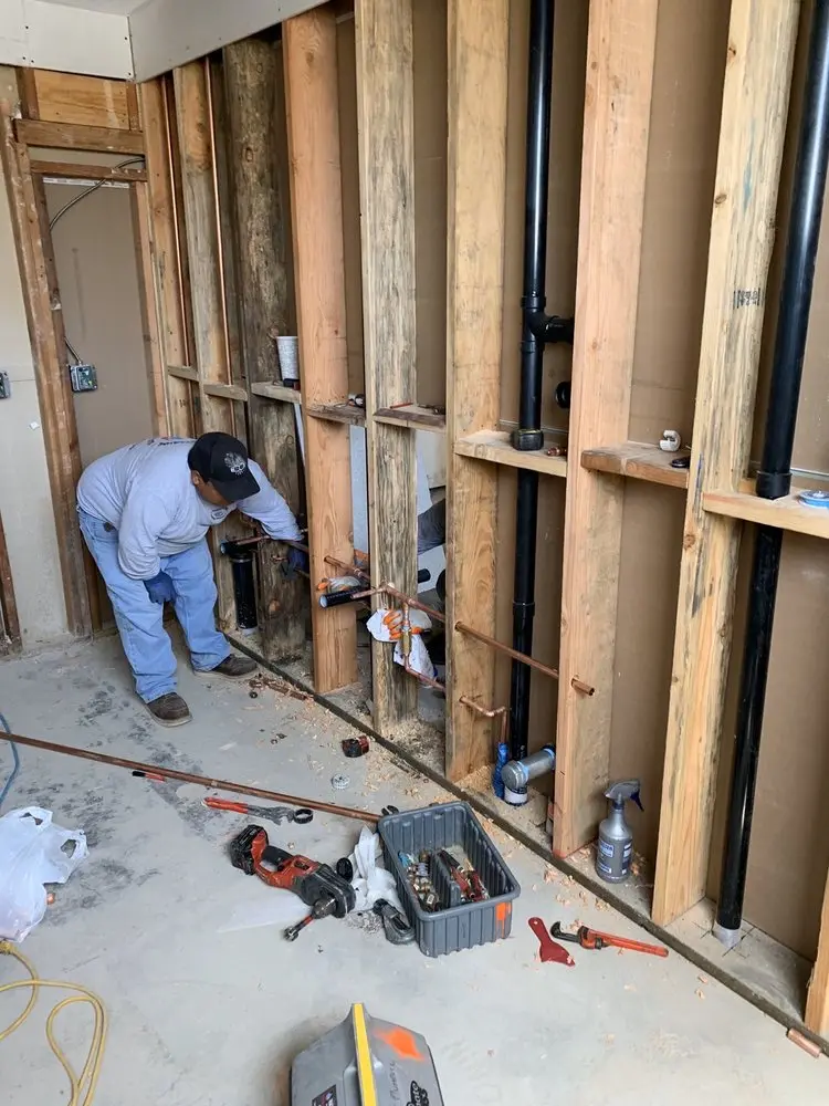 Commercial rough-in plumbing for Commercial Plumbing in Etowah Mills